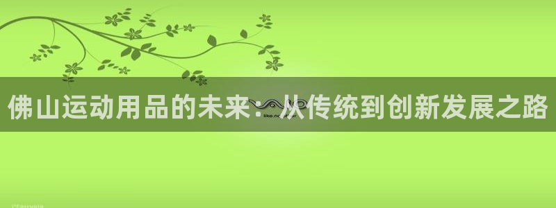 征途国际官网：佛山运动用品的未来：从传统到创新发展之路